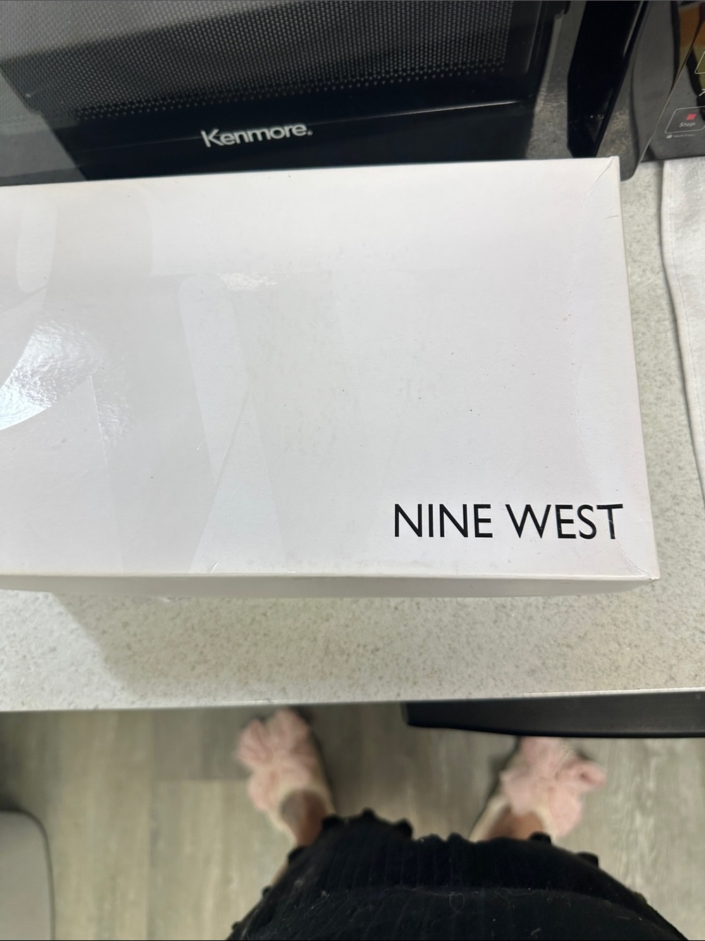 Nine West Shoe Box on Counter